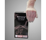 Одноразовые виниловые перчатки 100 шт, Размер S (фото)